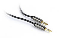 Аудио-кабель Cablexpert (CCAP-444-1M), 3.5мм - 3.5мм, 1 м, черный GG, код: 6703720