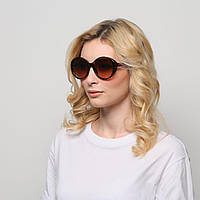 Солнцезащитные очки LuckyLOOK женские 086-082 Драгон-флай One size Коричневый IN, код: 7445219