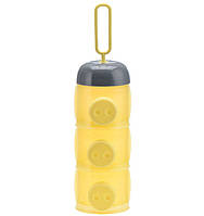 Контейнер для хранения детских смесей 25 х 6,8 см Желтый (n-1363) BB, код: 2734923