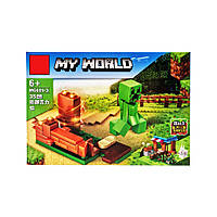 Конструктор детский Minecraft Bambi MG691 с фигуркой героя Вид 3 UP, код: 8323608