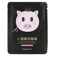 Маска тканевая йогуртовая Images Piggy Yogurt Refreshing Black