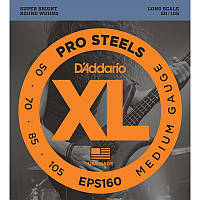 Струны для бас-гитары D'Addario EPS160 Pro Steels Medium Electric Bass Strings 50 105 DH, код: 6555955