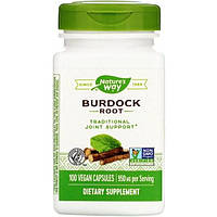 Корень лопуха Nature's Way Burdock Root 475 mg 100 Caps NWY-11200 GT, код: 7518135