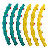 Обруч масажний Хулахуп Hula Hoop COLOR BALL 90 см обруч для талії 3008, фото 3