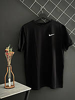 Мужская футболка Nike хлопковая черная / футболка Найк черного цвета XL