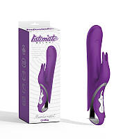 Вібратор із кліторальним стимулятором Chisa Missile Rabbit Purple KB, код: 7937594