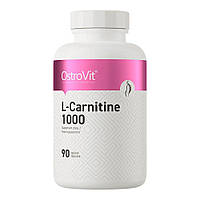 Жиросжигатель для спорта OstroVit L-Carnitine 1000 90 Tabs EV, код: 7519551