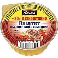 Паштет Hame з м'яса птиці з томатами 130 г UP, код: 7886454