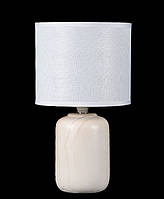 Настольная лампа классическая прикроватная с абажуром на 1 лампу, 30см