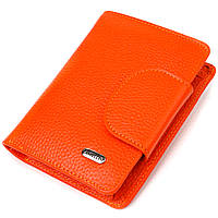 Вертикальный кошелек из натуральной кожи CANPELLINI 21680 Оранжевый PZ, код: 8061711