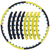Обруч магнітний Хулахуп Hula Hoop DOUBLE GRACE MAGNETIC 101 см JS-6001