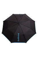 Зонт-полуавтомат Baldinini Черный с бирюзой (30015) DH, код: 185597