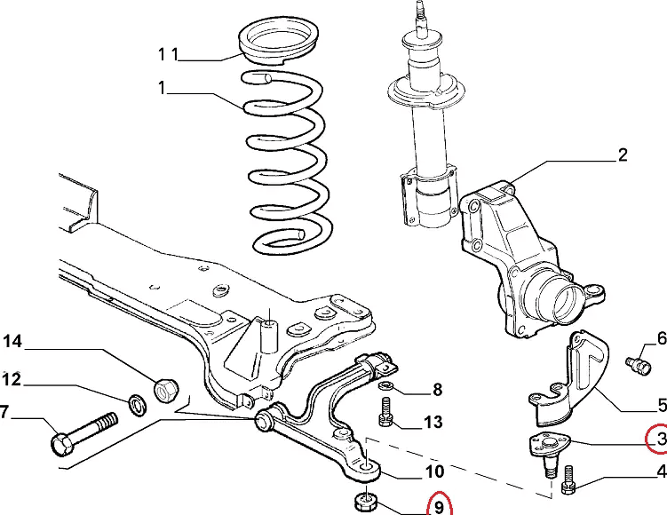 Шарова опора R15 на Fiat Ducato 230, Peugeot Boxer, Citroen Jumper (94-02), 1302368080, 1607297080, 364032, AS Metal, Турція