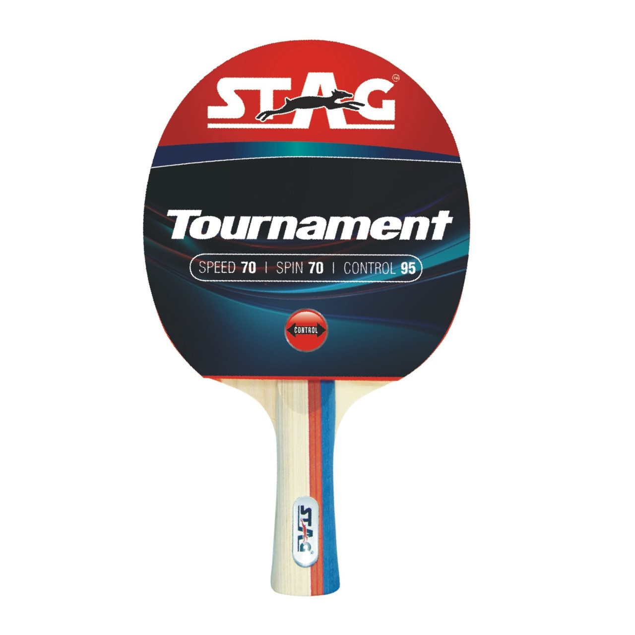 Ракетка для настільного тенісу Stag Tournament червоний (324)