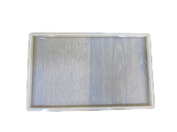Форма молд тарелка поднос подставка прямоугольная с высокими бортами 265*163*15 мм из эпоксидной смолы