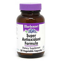 Антиоксидант Bluebonnet Nutrition Super Antioxidant Formula 30 Veg Caps BLB0324 ML, код: 7517348