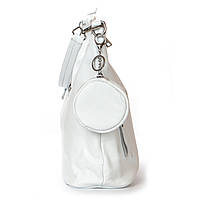 Жіноча шкіряна сумка 2035-9 white,Купити жіночі сумки гуртом і в роздріб із натуральної шкіри в Україні, фото 3