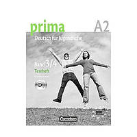 Книга Cornelsen Prima Deutsch für Jugendliche 3-4 Testheft mit Audio-CD 84 с (9783060202041) z116-2024