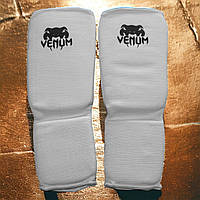 Защита голени и стопы для детей Venum полиэстер Белая XXS (MA-0007V)