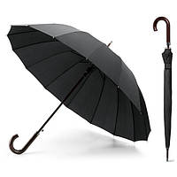Зонт антишторм трость HMD Черный (140-13821265) DH, код: 1558794