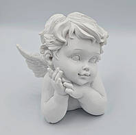 Статуэтка пластокерамика Ангел белый H10см