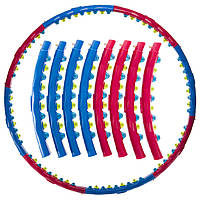 Обруч магнітний Хулахуп Hula Hoop DOUBLE GRACE MAGNETIC 98 см JS-6002