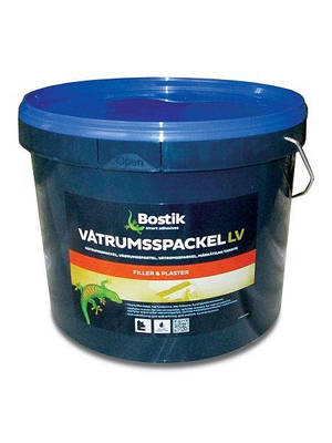 Шпаклівка вологостійка Bostik Vatrumspackel LV акрилова, 10 л