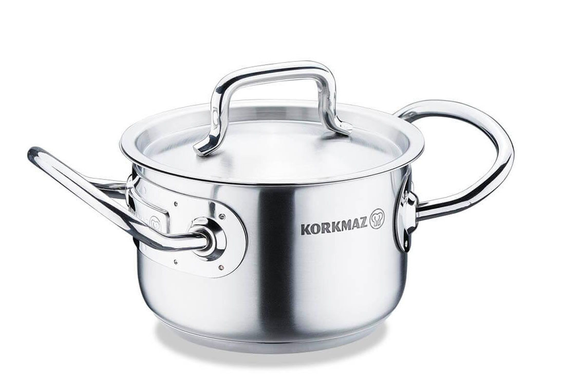 Каструля Korkmaz Proline Gastro 1.4 л 14x9 см Satin (A2719)