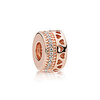 Серебряный шарм Pandora Rose 767415CZ-1 ET, код: 7359492