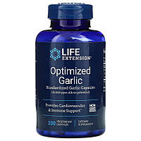 Натуральная добавка Life Extension Optimized Garlic, 200 вегакапсул CN11381 SP