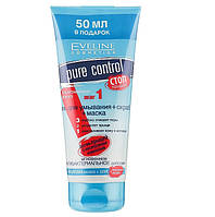 Гель-скраб Глибокоочисний 2в1 Pure control Eveline 150 мл NB, код: 8145731