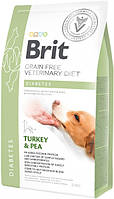 Сухий корм для дорослих собак у разі цукрового діабету Brit VetDiets Diabetes 2 кг GG, код: 2655954