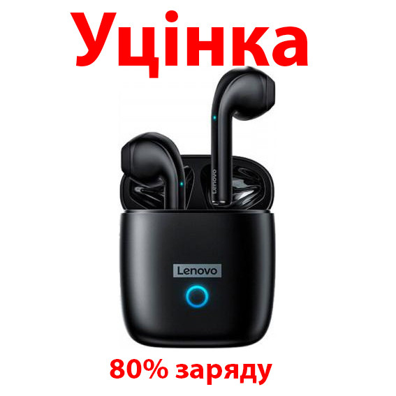 Уцінка* Навушники Lenovo LP50 black *80% заряду