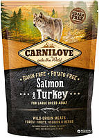 Сухой корм Carnilove Adult Large Breed Salmon Turkey 1.5 kg (для взрослых собак крупных поро GG, код: 2734176