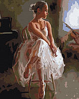 Картина по номерам BrushMe Юная балерина 40х50см BS51982 TO, код: 8265852