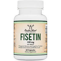 Комплекс для профилактики работы головного мозга Double Wood Supplements Fisetin 100 mg 60 Ca TR, код: 8207222