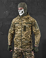 Военная куртка пиксель, тактическая куртка зсу, мужская куртка рип-стоп пиксель, куртка армейская весна