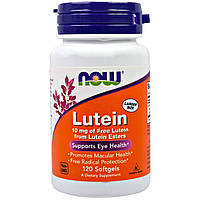 Лютеин Now Foods 10 мг 120 капсул US, код: 7701146