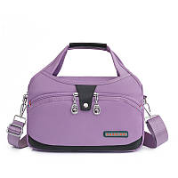 Городская женская сумка через плечо Fashion 2023 Фиолетовая Jingpin TV, код: 8237794