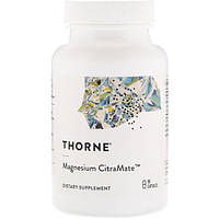 Микроэлемент Магний Thorne Research Magnesium Citramate 90 Caps GG, код: 7519345