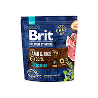 Сухой корм для собак Brit Premium Sensitive Lamb с чувствительным пищеварением со вкусом ягне GG, код: 7568057