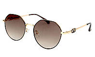 Солнцезащитные очки женские Новая линия 2324-C2 Коричневый GG, код: 7944180