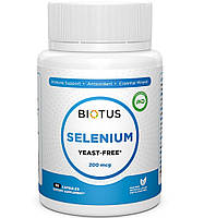 Комплекс Селен и Молибден Biotus Selenium 200 mcg 60 Caps BIO-530845 GG, код: 7778504