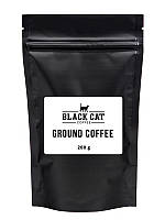 Молотый кофе Black Cat 200 г (11-358) IX, код: 1339636