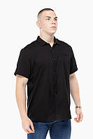 Рубашка классическая однотонная мужская Stendo 235004 6XL Черный (2000989740216) IN, код: 8127242