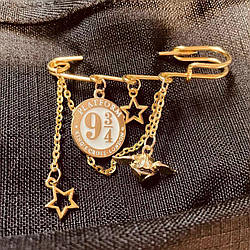 Булавка брошка для одягу, Гаррі Поттер номер станції 9 і 3/4, на одяг сумку