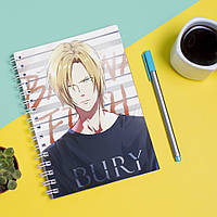 Скетчбук Sketchbook блокнот для рисования с принтом Banana Fish - Банановая рыба 1 А3 Кавун 4 DH, код: 8301392