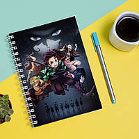 Скетчбук Sketchbook блокнот для рисования с принтом Demon Slayer-Клинок рассекающий демонов 1 DH, код: 8301442