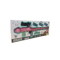 Детский генератор мыльных пузырей Гранатомет Bambi Q10 66 см Розовый DH, код: 8029241