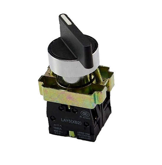 Перемикач XB2-BJ25 lay5 на 2 положення "I-O" довга ручка